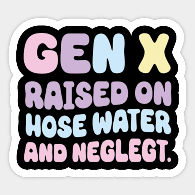 generation-x Sticker by David Brown